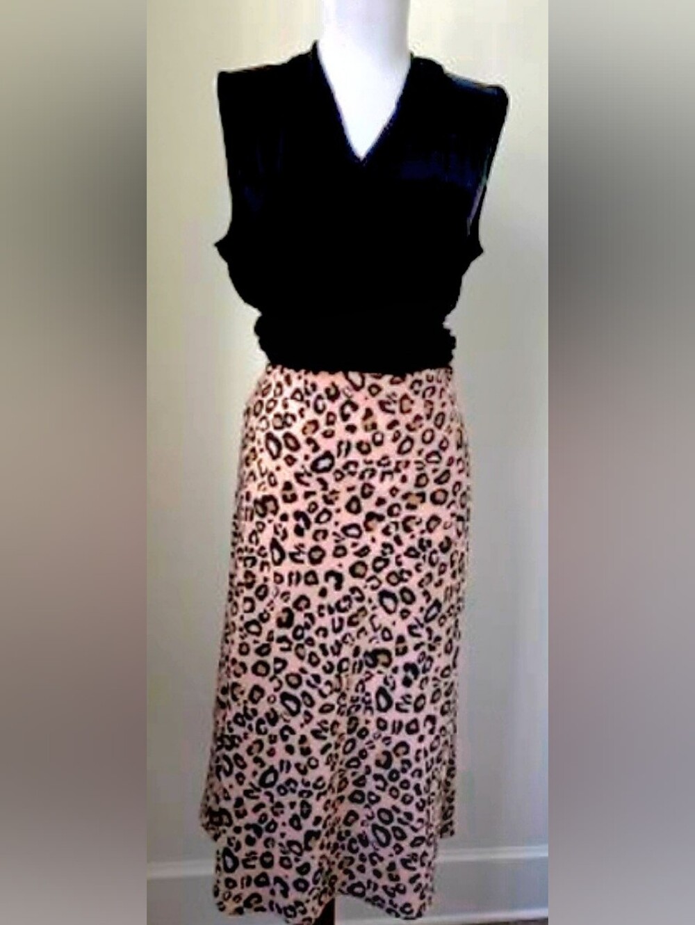 NWT Santuary Leopard Print A-Line Skirt